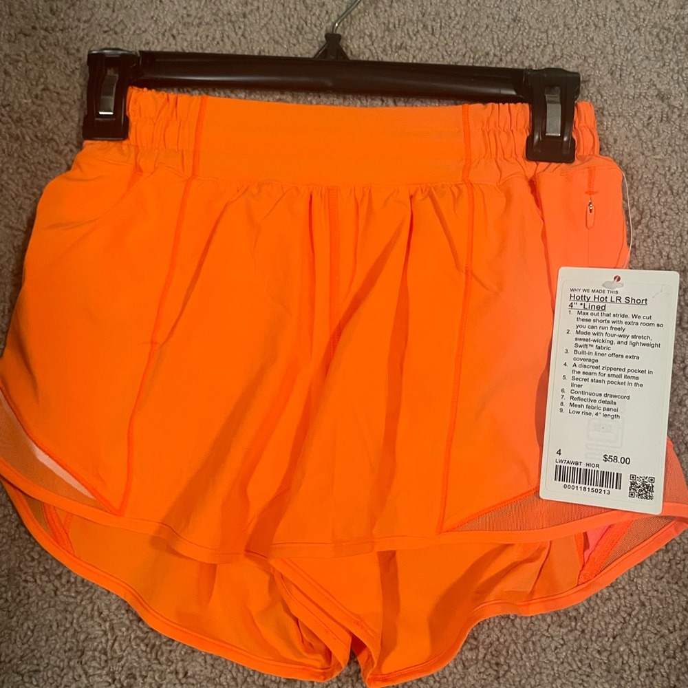 Hotty Hot LR Short 4”*Lined